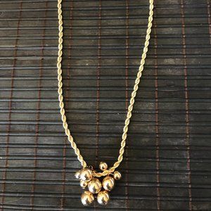 WOMEN'S 22" GOLD DESIGNER CHAIN